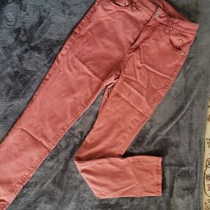 High Rise Terracotta Jeans